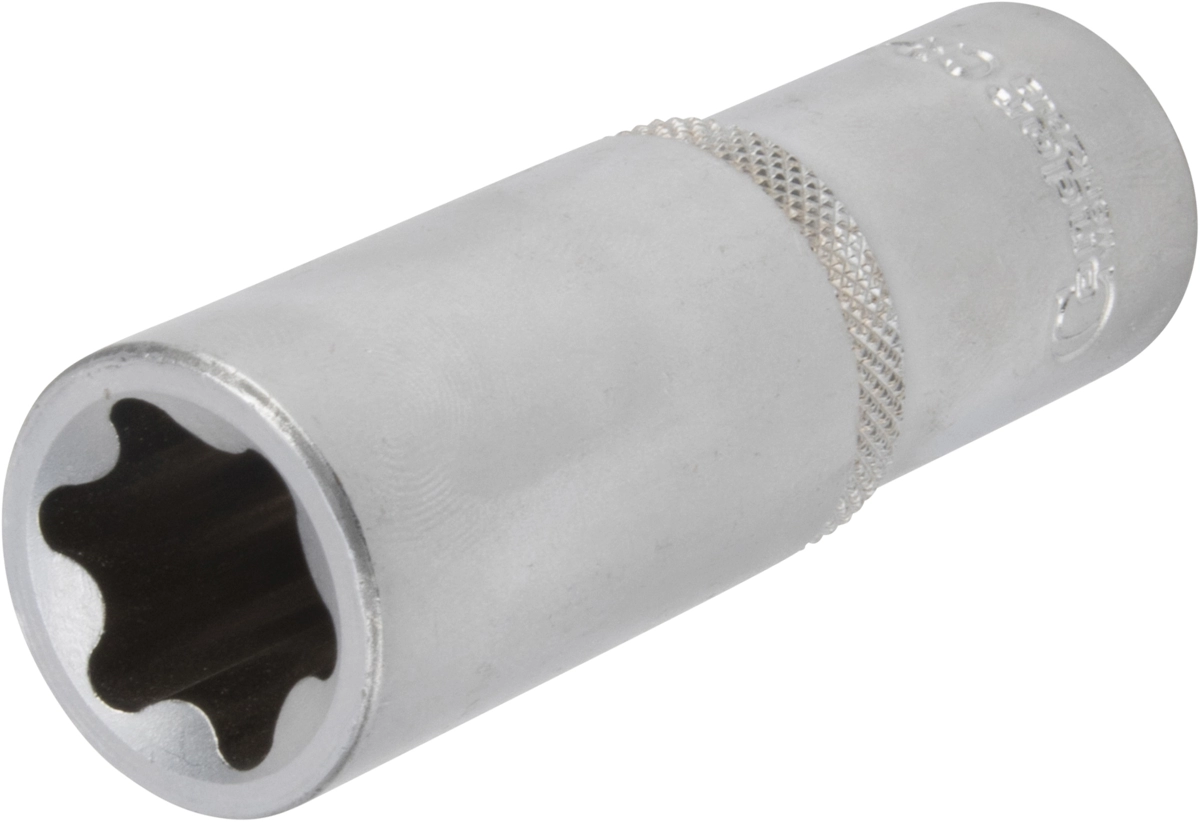 Socket, 1/2", tx-star E20, deep