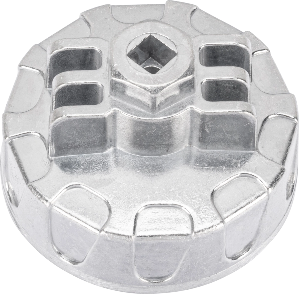 Ölfilterkappe, Aluminium-Druckguss, 3/8"/24 mm, 79 mm x 15 Kanten