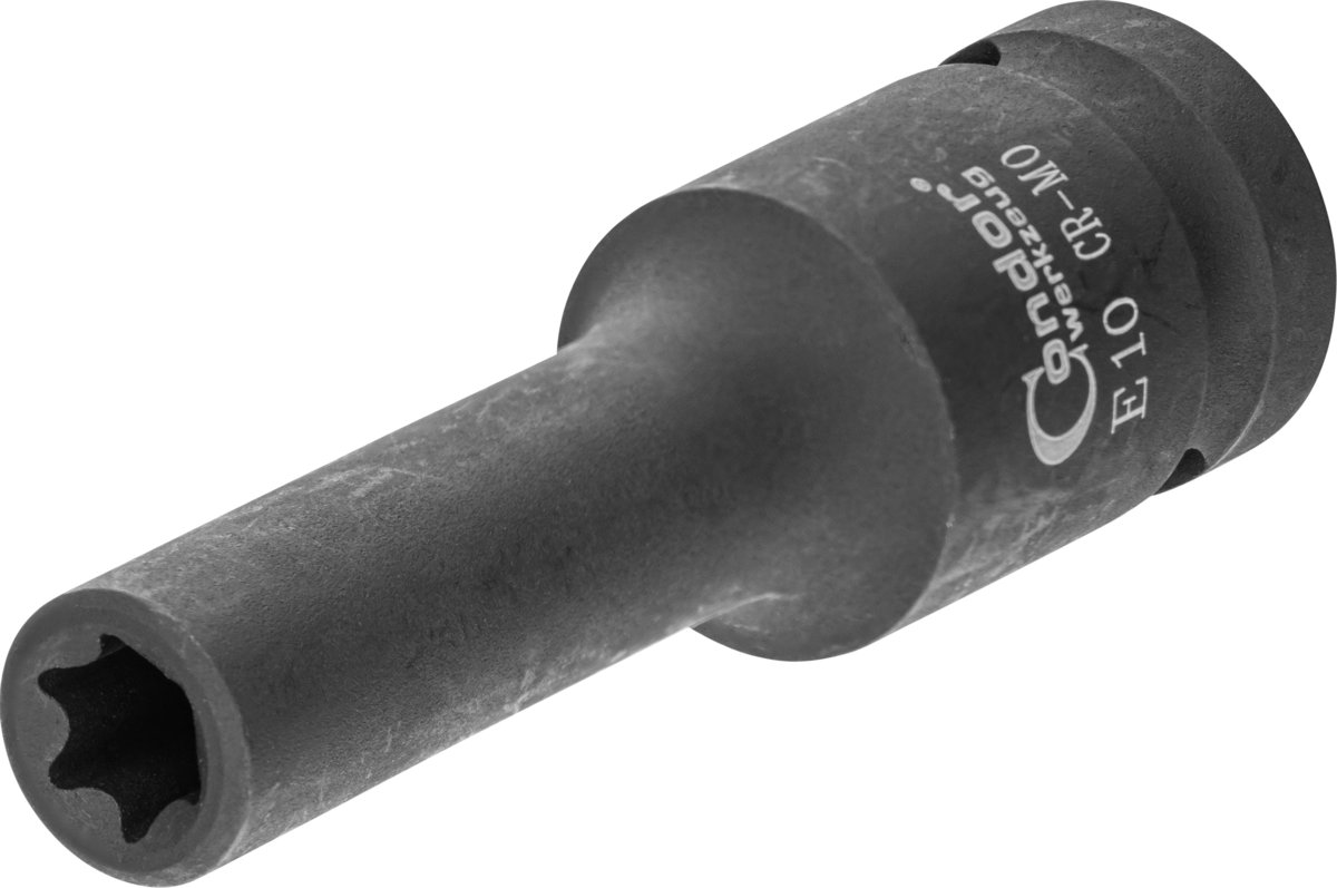 Impact Socket, 1/2" tx-star E10, deep