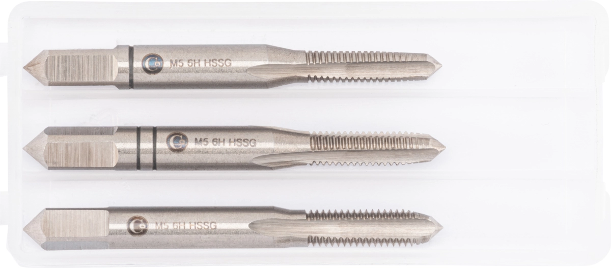 Handgängtapp Set, HSS-G M2, 3 delar., M5