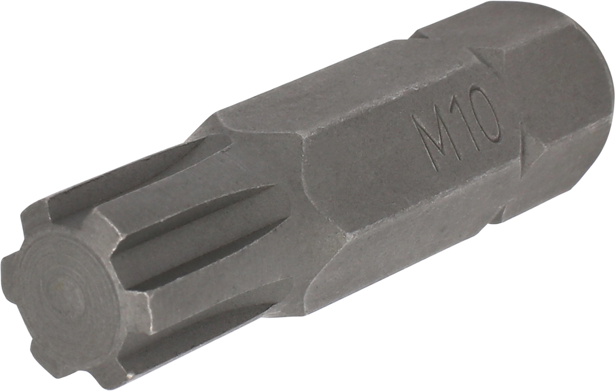 Bit, 10 mm 6-kant, Kilspår-Profil M10x40 mm