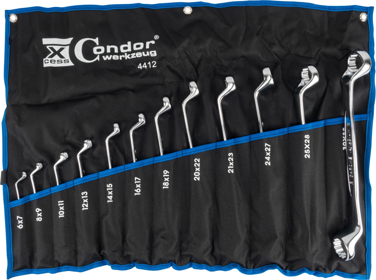 Ringschlüssel-Satz, xcess performance, 12-tlg., 6-32 mm