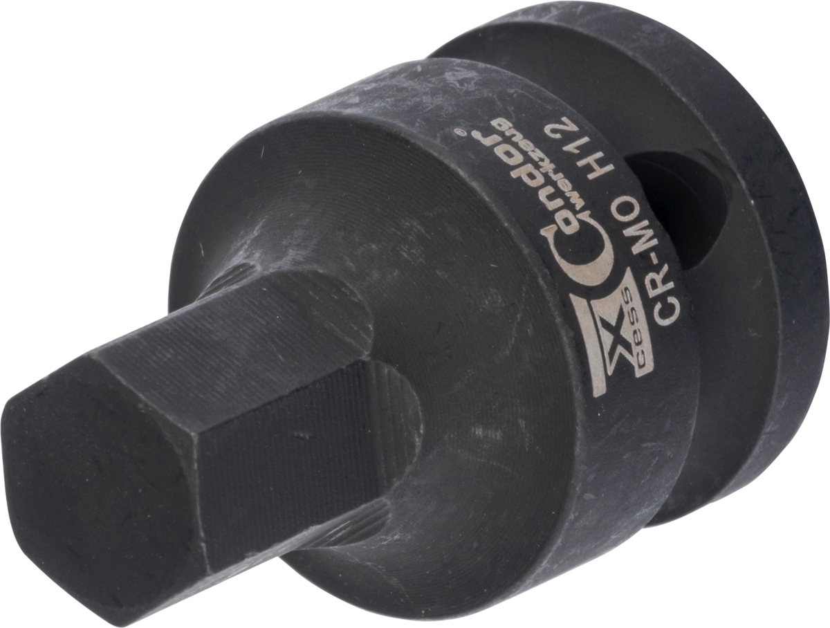 Krafthylsa Bit, 1/2", Insex 12x40 mm