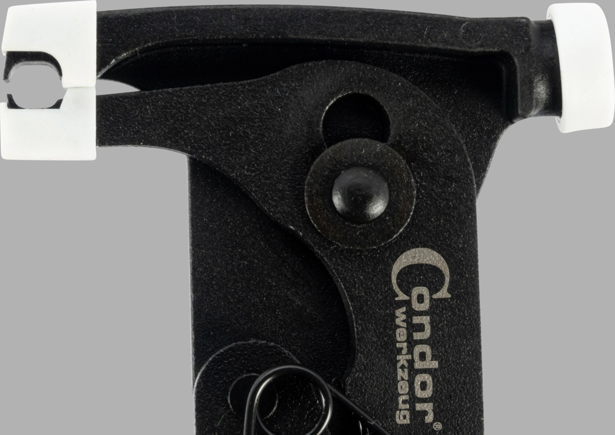 Pince pour masses d'équilibrage, avec protection en plastique, 225 mm