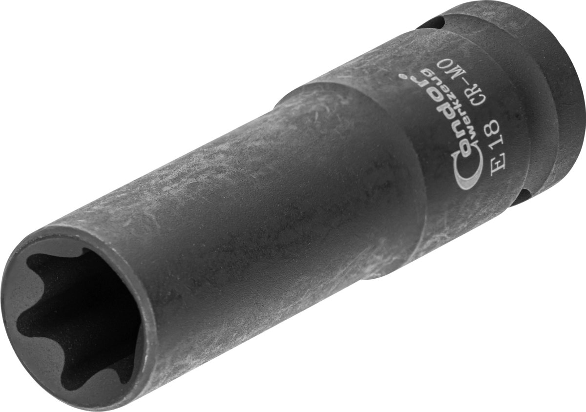 Impact Socket, 1/2 "TX-Star E18, profondo