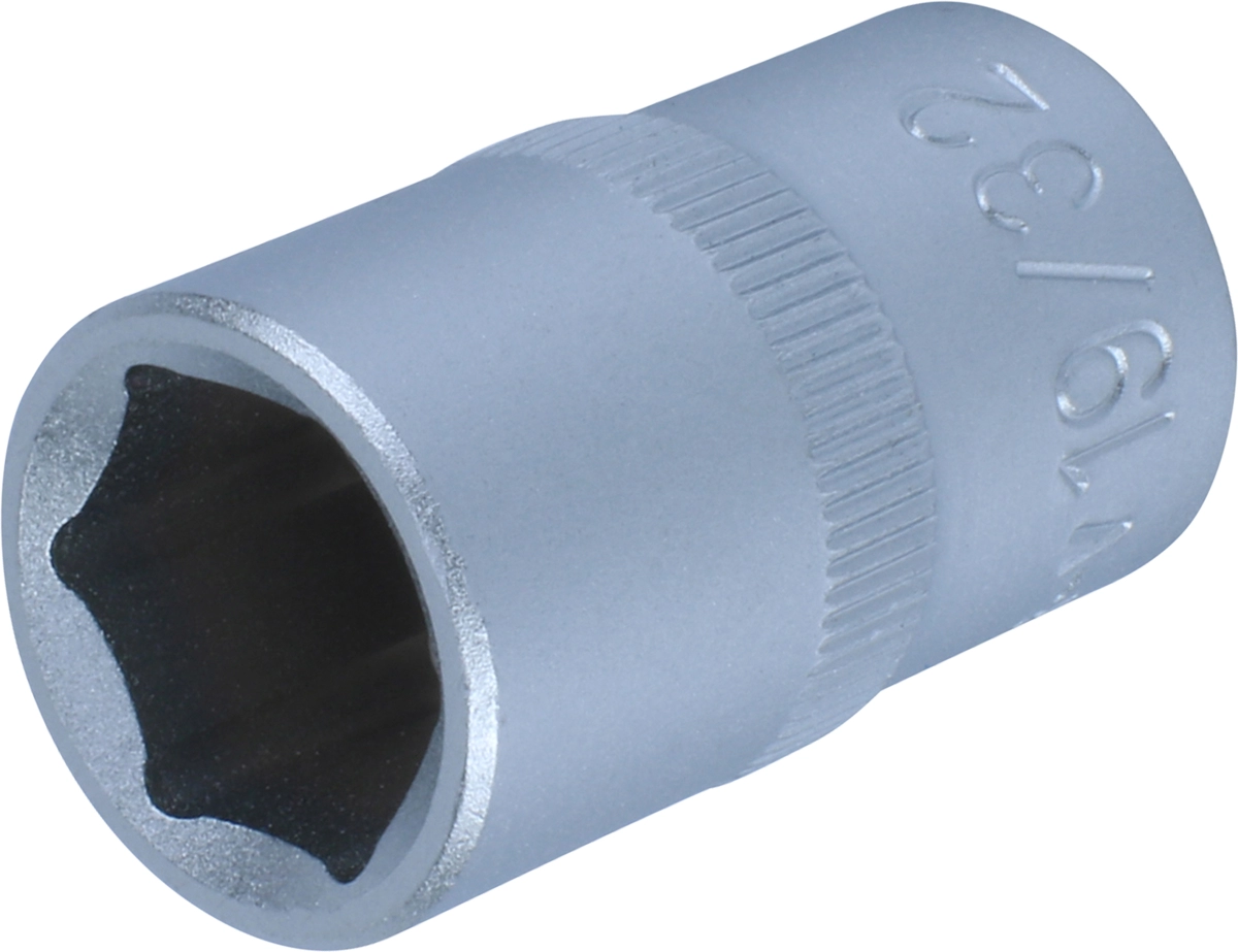 Socket, 1/2", hexagon inch 19/32"
