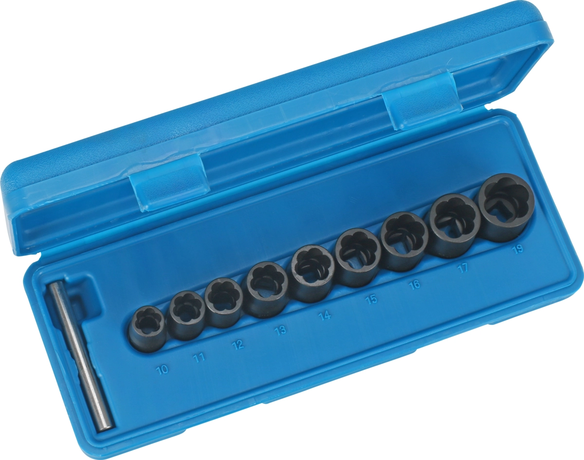 Serie 10 bussole con profilo Twist 3/8" 10-19 mm