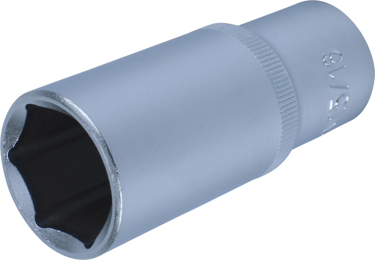 Socket, 1/2", hexagon inch 15/16", deep