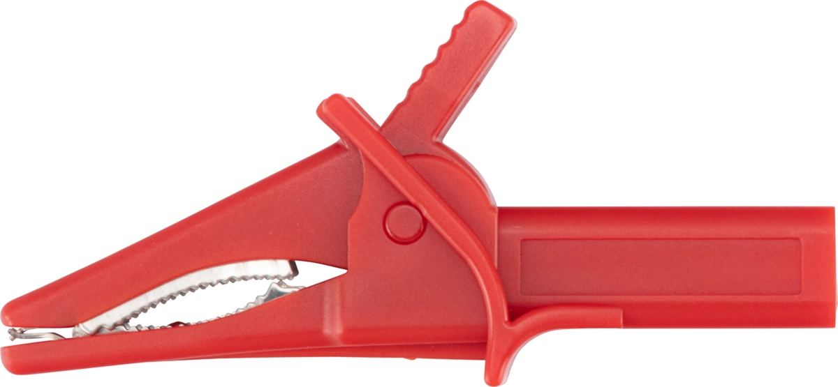 Pince test crocodile, rouge