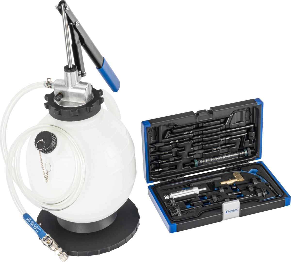 Getriebeöl-Befüllsystem, 7.5l, 22 Adapter
