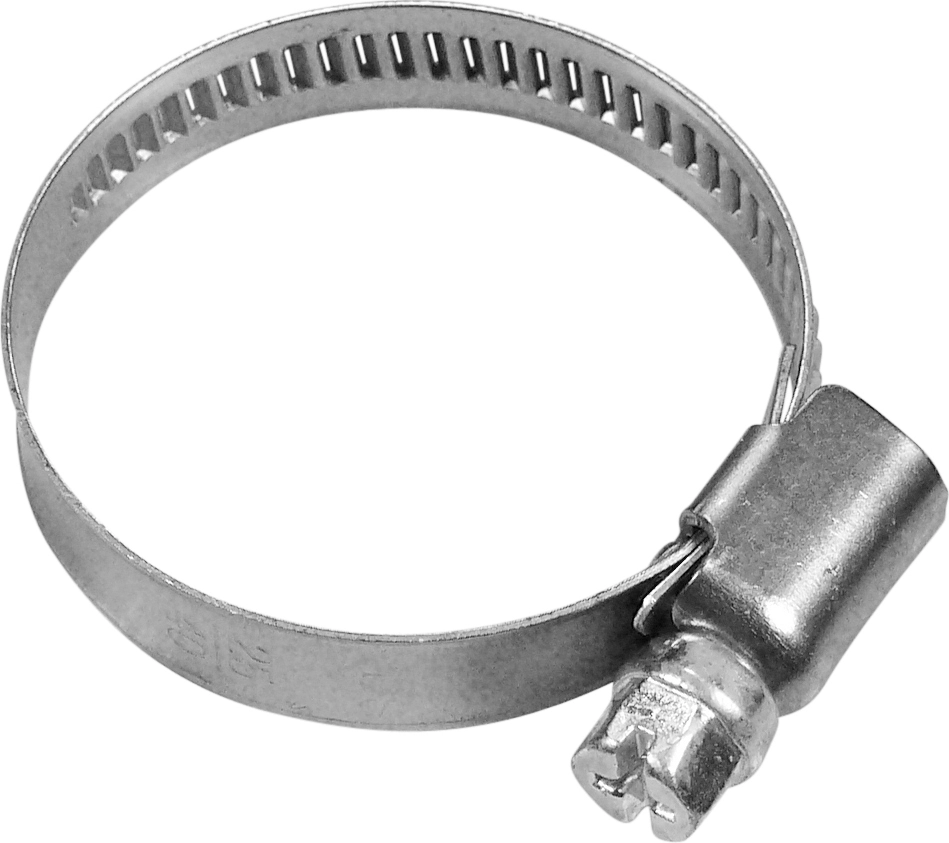 Slangklämmor, 100 delar., W2, rostfritt, område 25-40 mm, bredd 9 mm