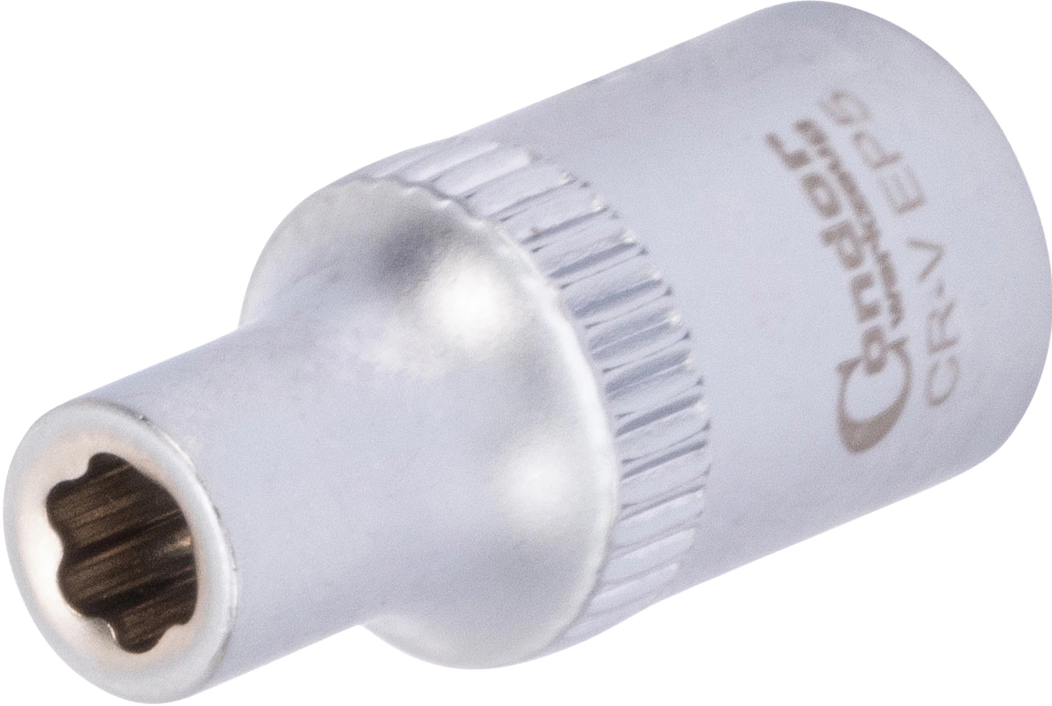 Hylsa, 1/4", E-Plus-Profil EP5