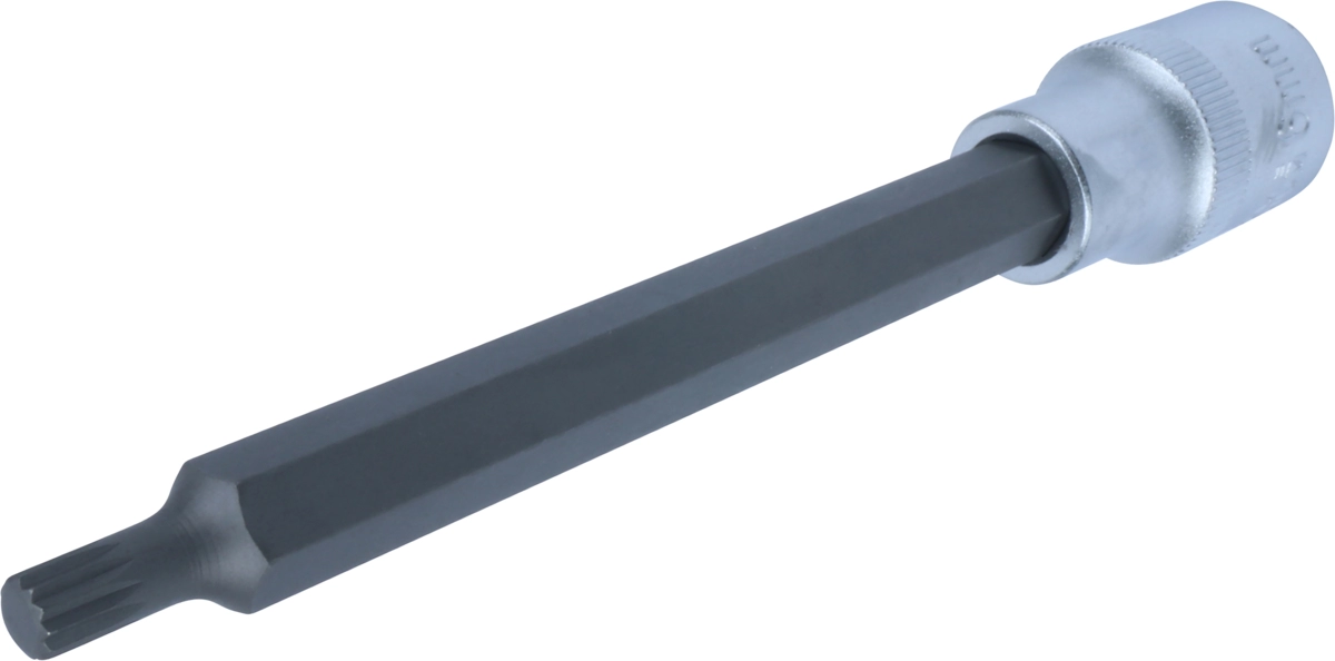 Douille embout, 1/2", multi-dents M6x140 mm
