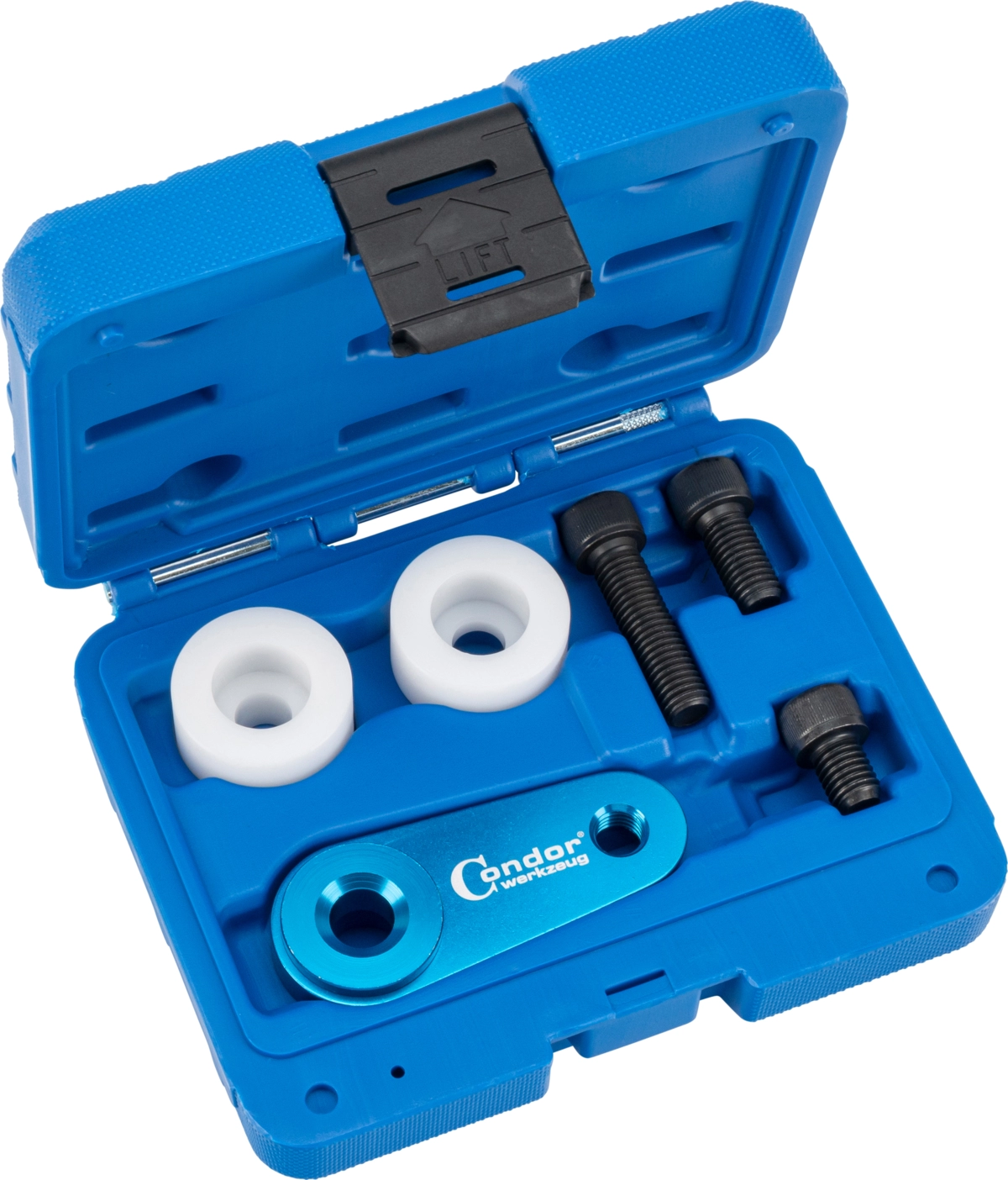 Kit universel d'outils de maintien des moyeux de roue, 6 pièces.