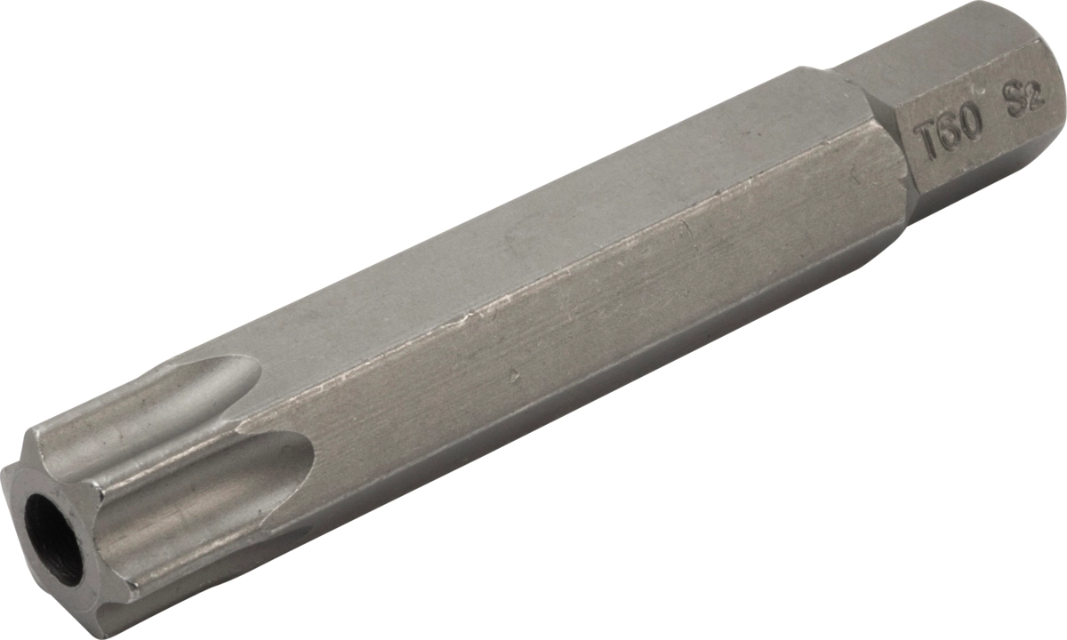 Embout, hexagone 10 mm, profil en T SLB T60x75 mm