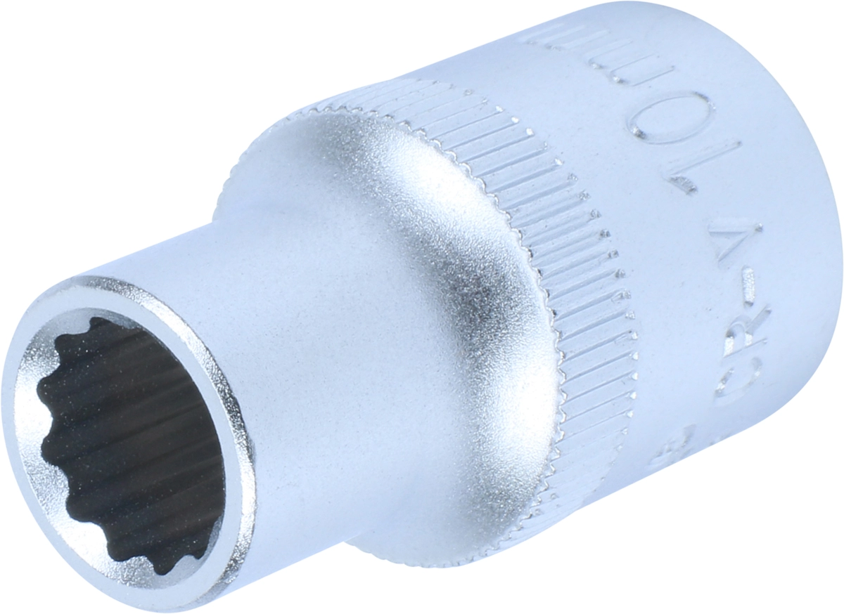 Socket, 1/2", bi-hex 10 mm