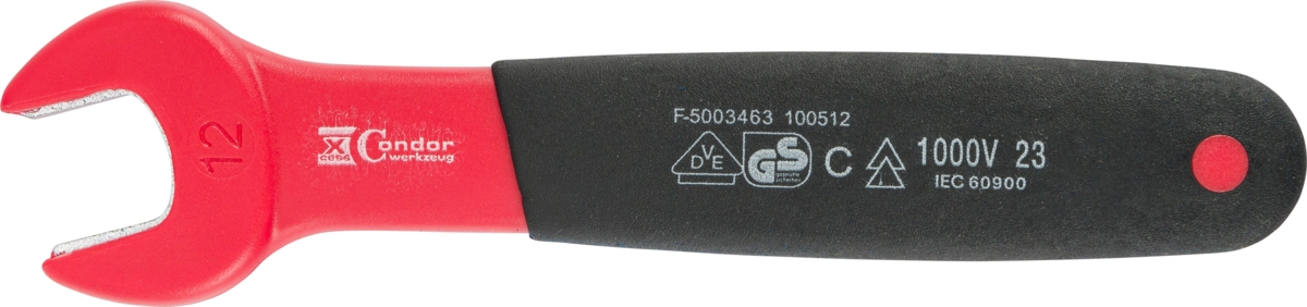 Einmaulschlüssel, VDE, 12 mm