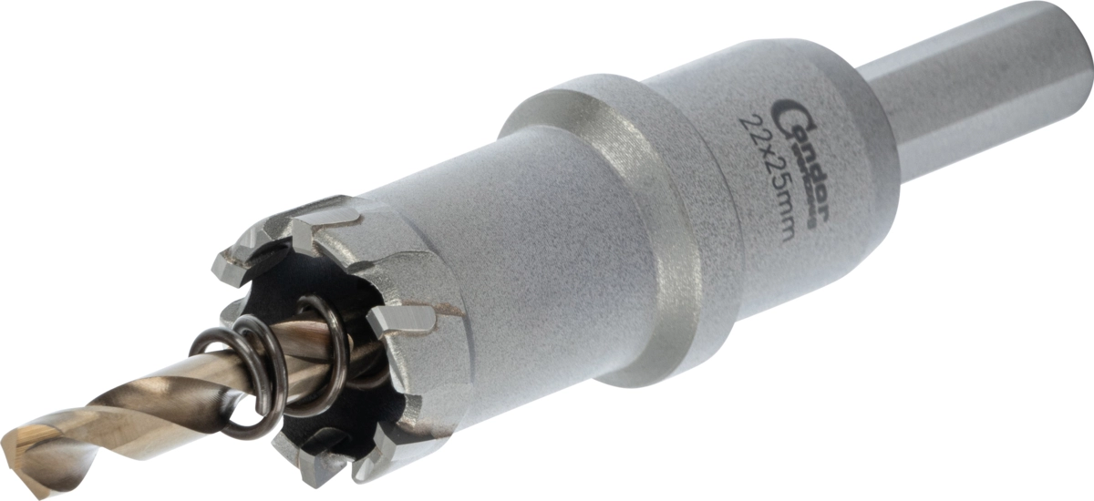 Hartmetall Lochsäge, Flachschnitt, ø 22 mm