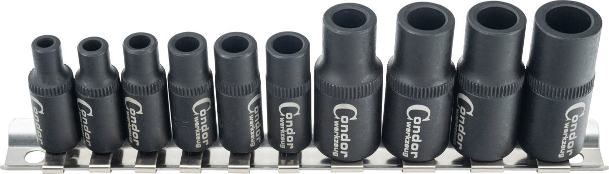 Gewindebohrer-Halter-Satz, 10-tlg., 1/4+3/8"