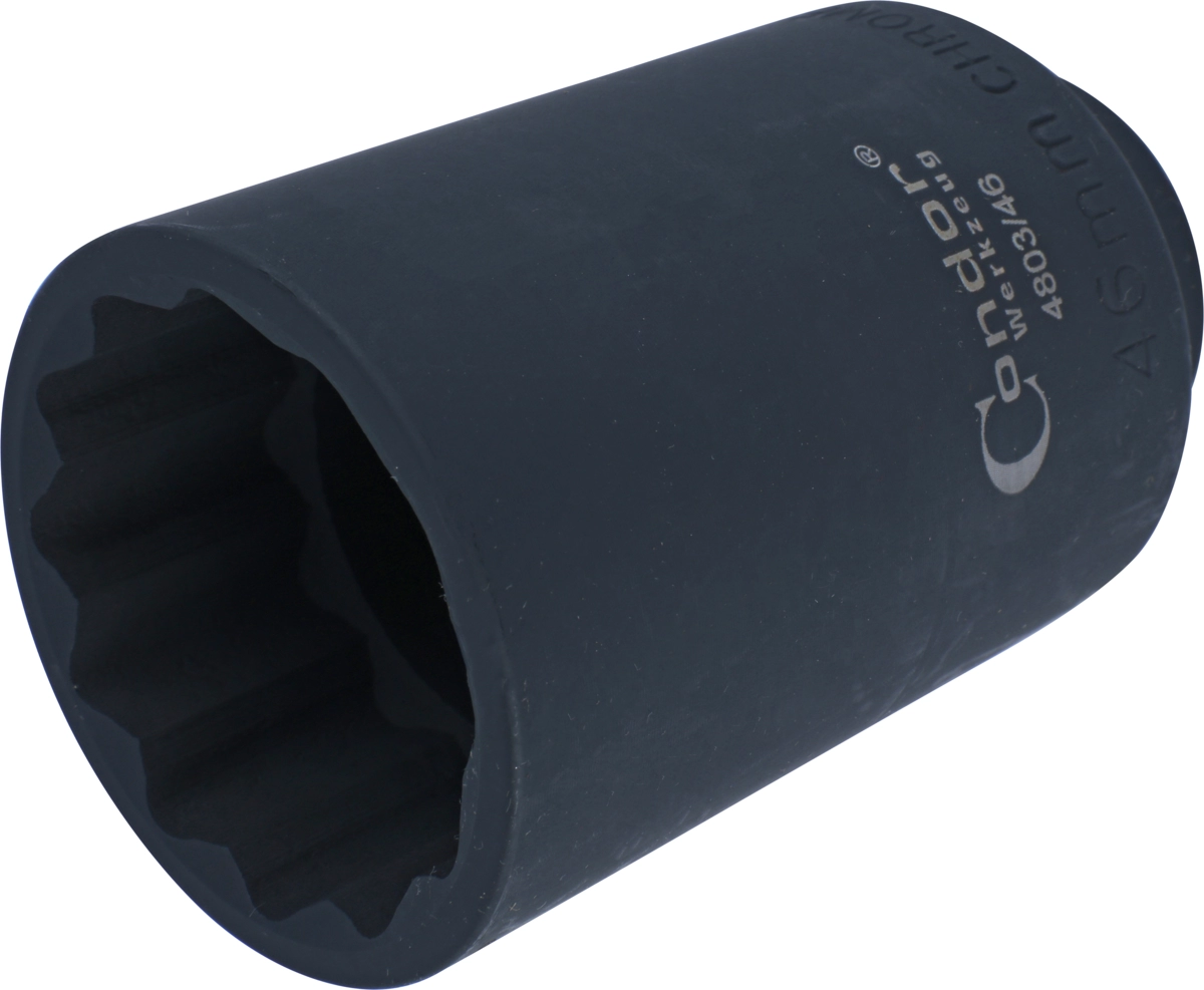 Einsatz für Antriebswellen, 1/2", CrMo, 12-kant 46 mm