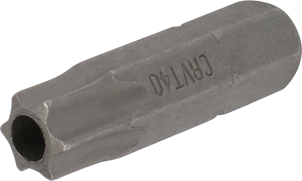 Bit, 1/4" 6-kant, torx manipuleringssäker T40x25 mm