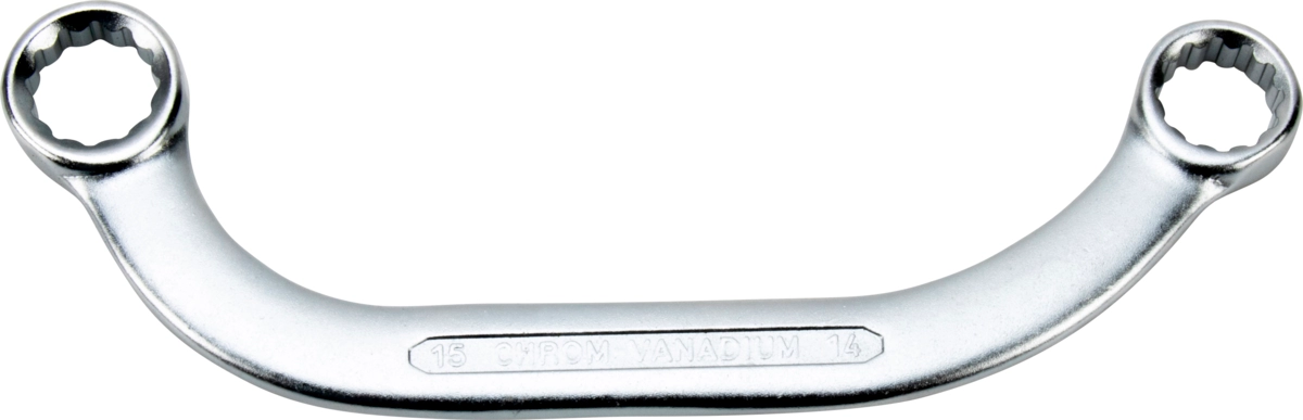 Obstruction Ring Spanner (half moon), 14x15 mm