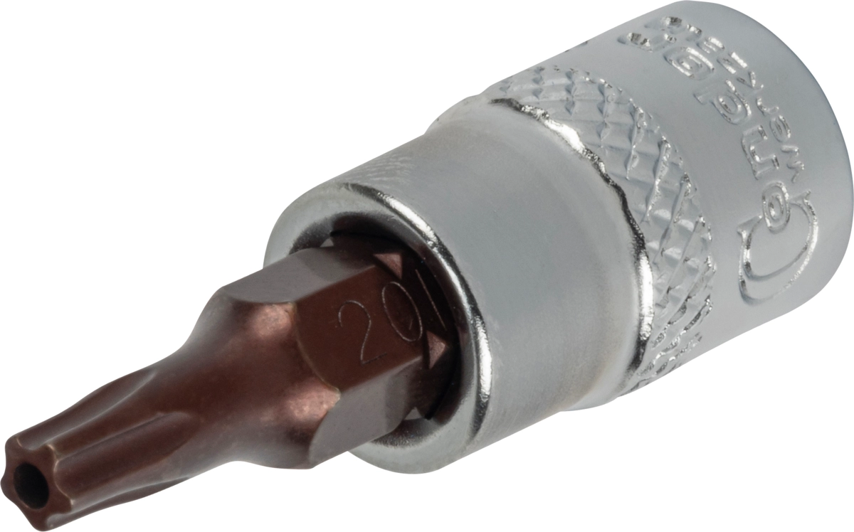 Socket Bit, xcess performance, 1/4", 5-Star tamperproof TS20x37 mm