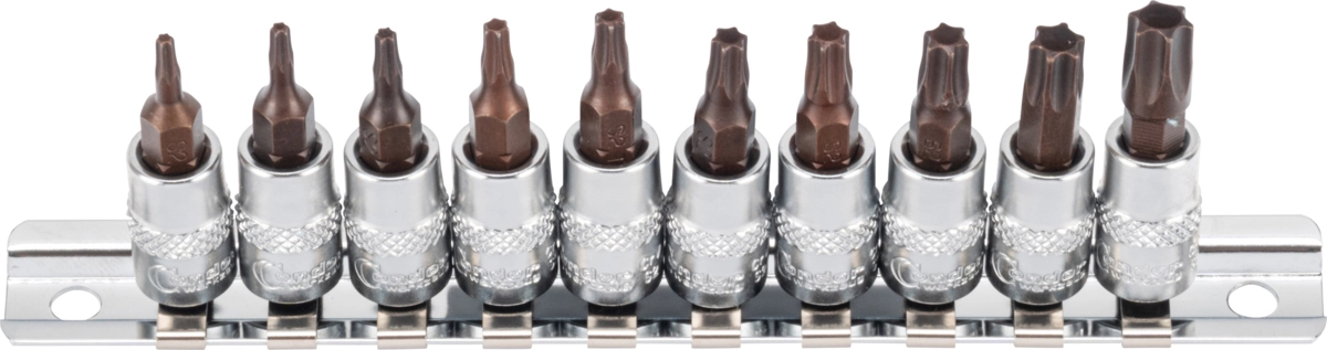 Bit-Stecknüsse, xcess performance, 10-tlg., 1/4", T-Profil T8-45