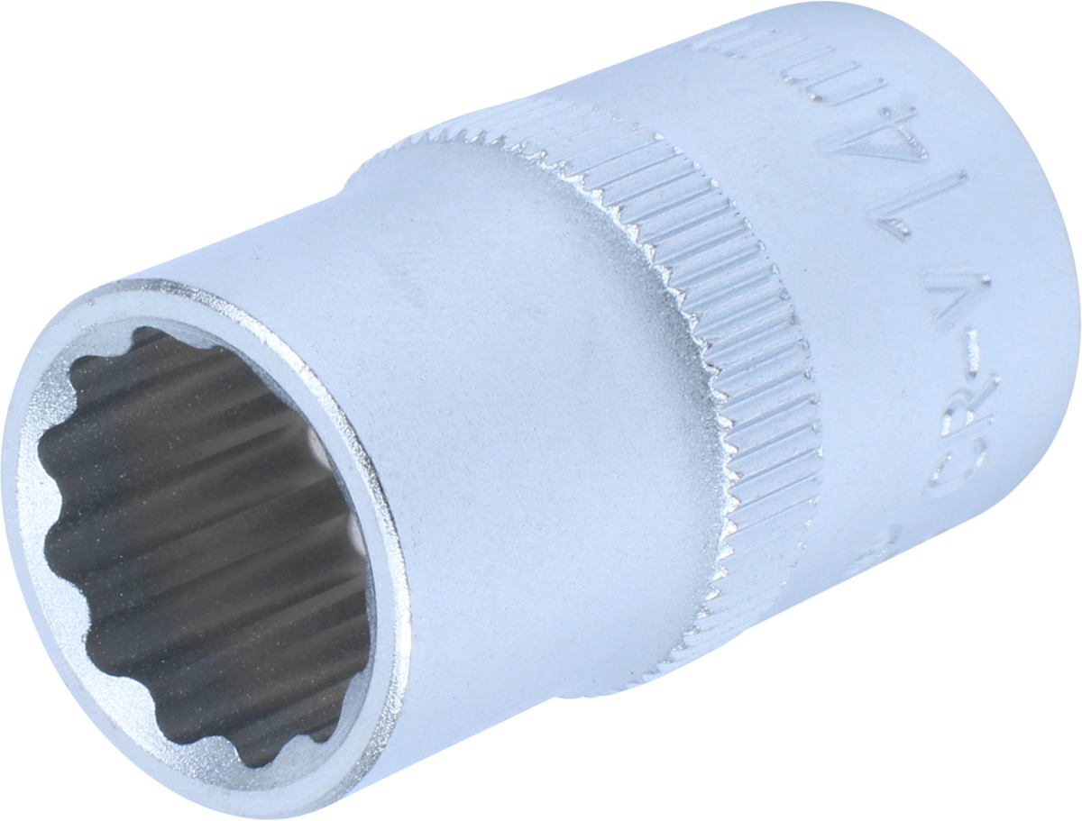 Socket, 1/2", bi-hex 14 mm