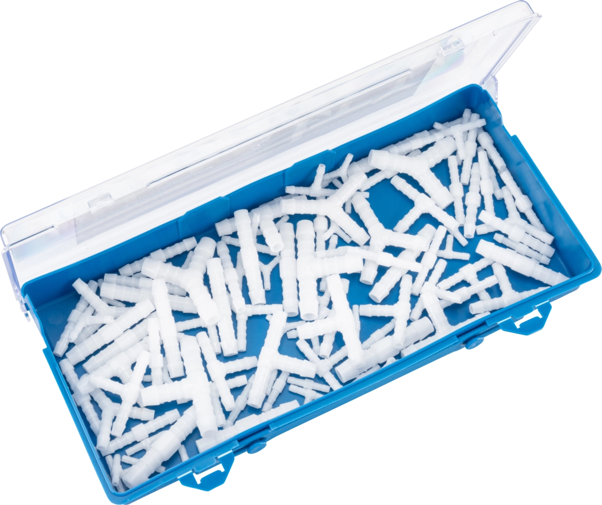 Assortimento 105 connettori per tubi flessibili