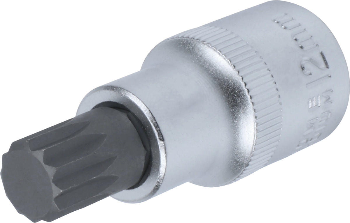 Bit-Stecknuss, 1/2", Vielzahn M12x55 mm