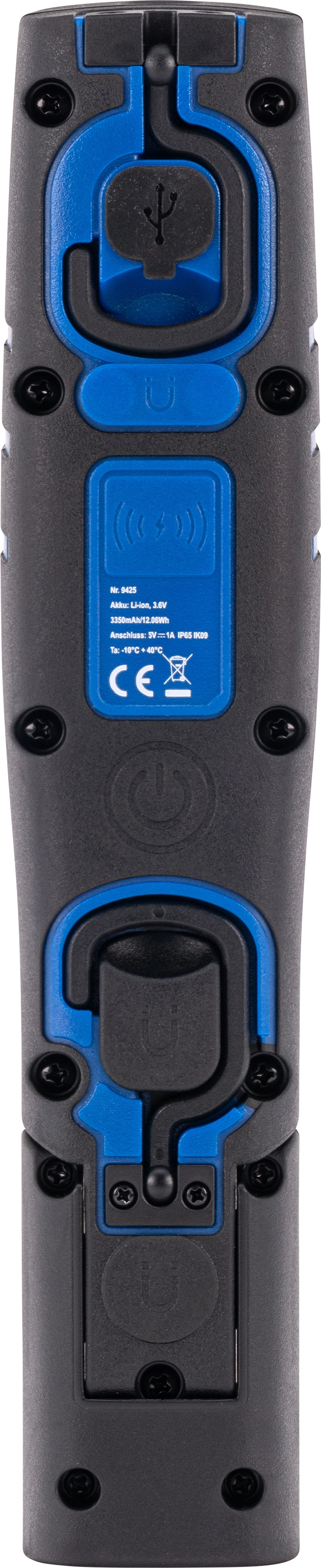 Akku-Handlampe, kabelloses Aufladen, COB-LED “Worklight 2-in-1“