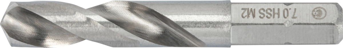 Twist Drill Bit, 1/4" hex shank, HSS-G M2, ø 7.0