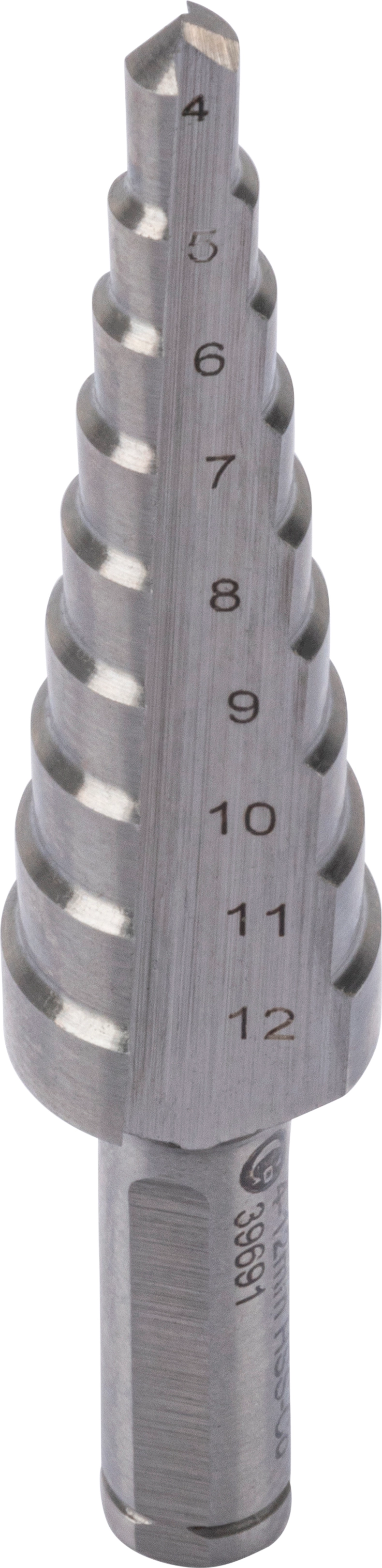 Stufenbohrer, HSS-E Cobalt 5%, 4-12 mm