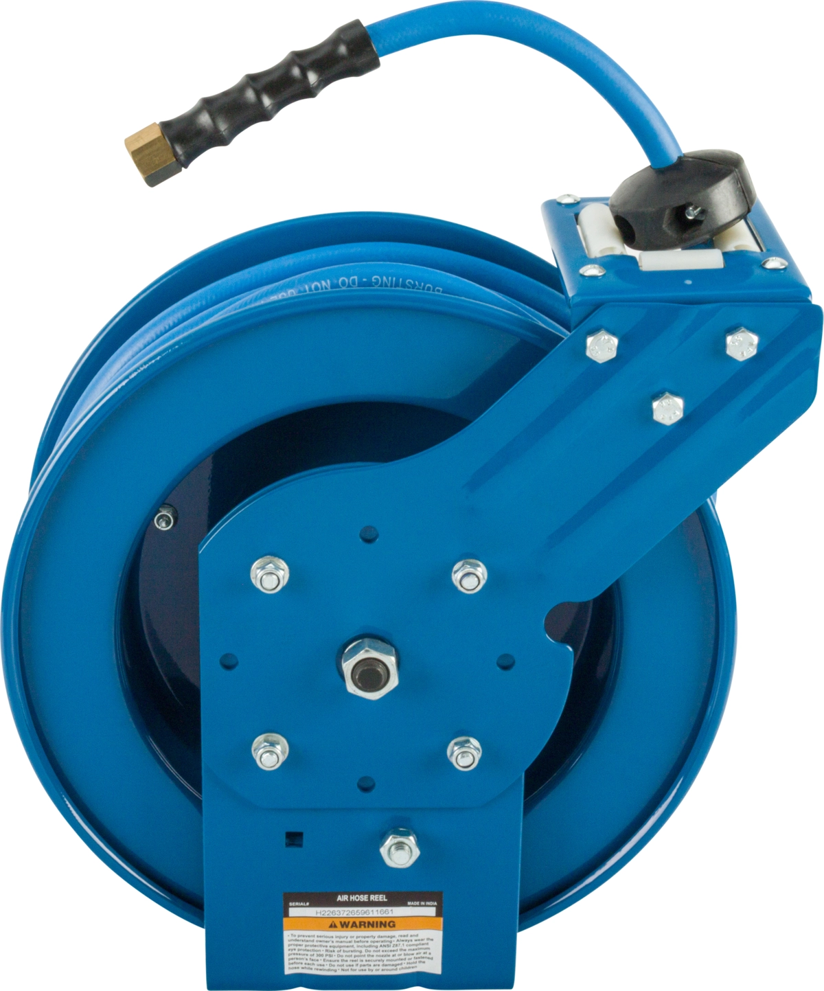 Air Hose Reel, high-end rubber,  ø 13 mm x 15 m, without coupler