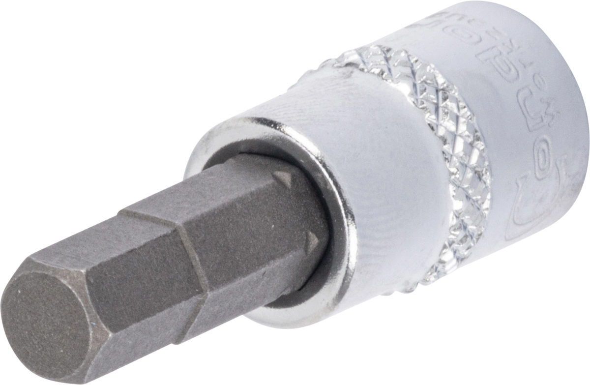 Bussola da 1/4" con inserto esagonale mm 6x37