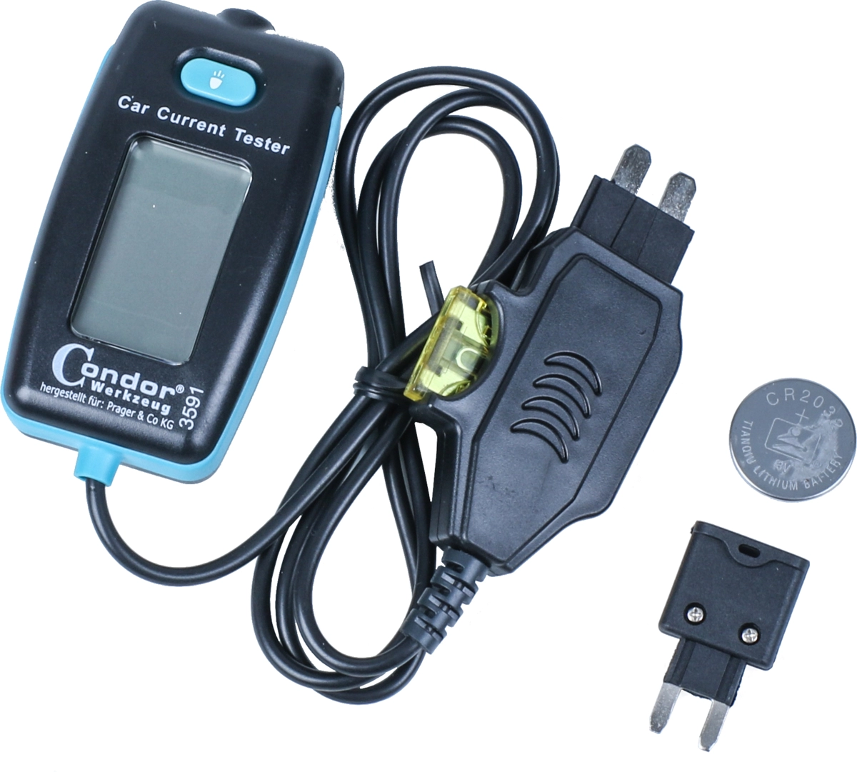 Digital Bilström Testare, för 12V / 24V system