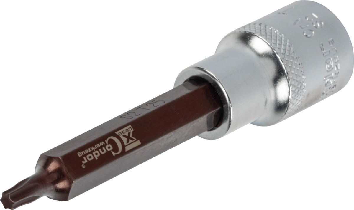 Socket Bit, xcess performance, 1/2", TX-Star T25x100 mm