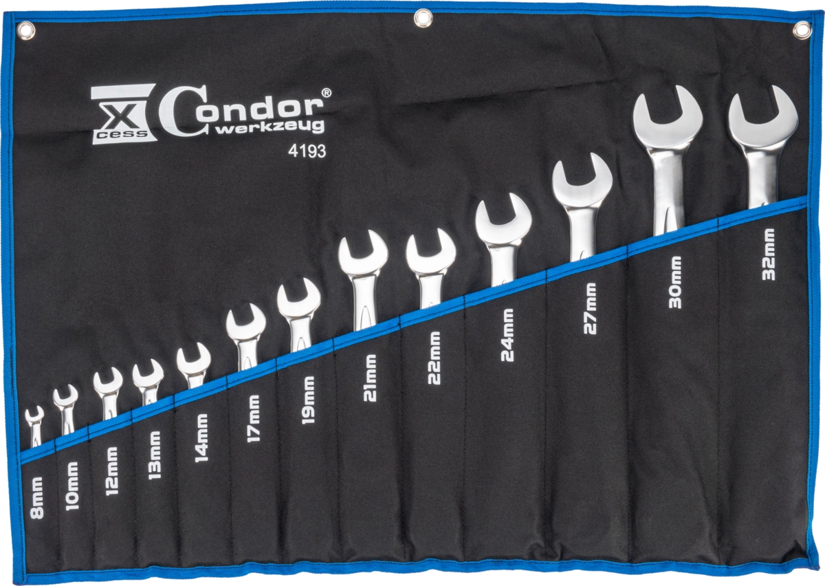 Ratchet Spanner Set, xcess performance, 13 pcs., 8-32 mm