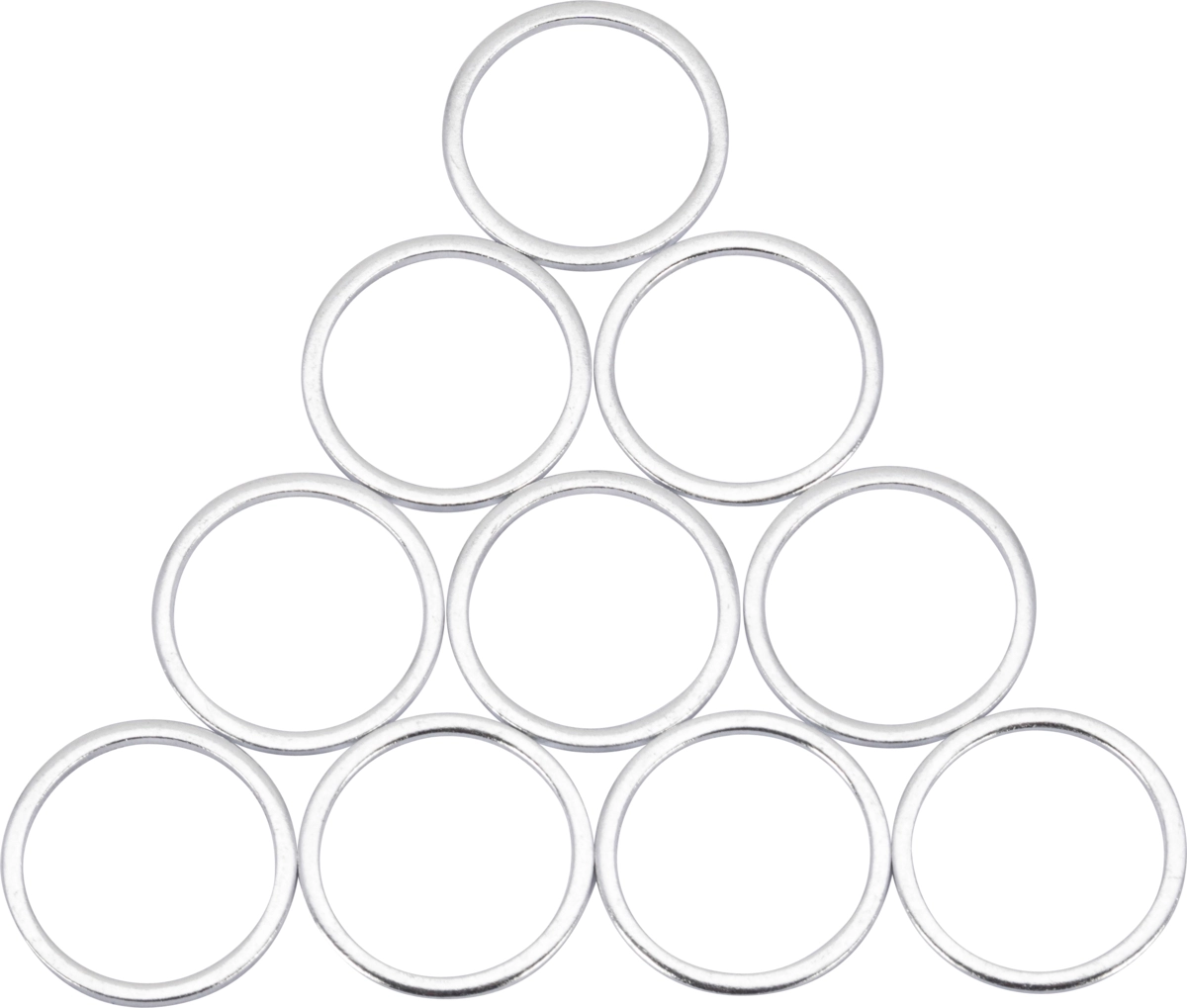 Aluminum Rings M120, for No. 5368 and 5369-20, 10 pcs.