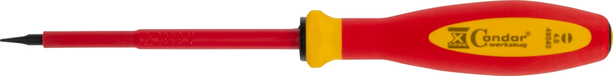 Screwdriver, VDE, plain slot 4x100 mm