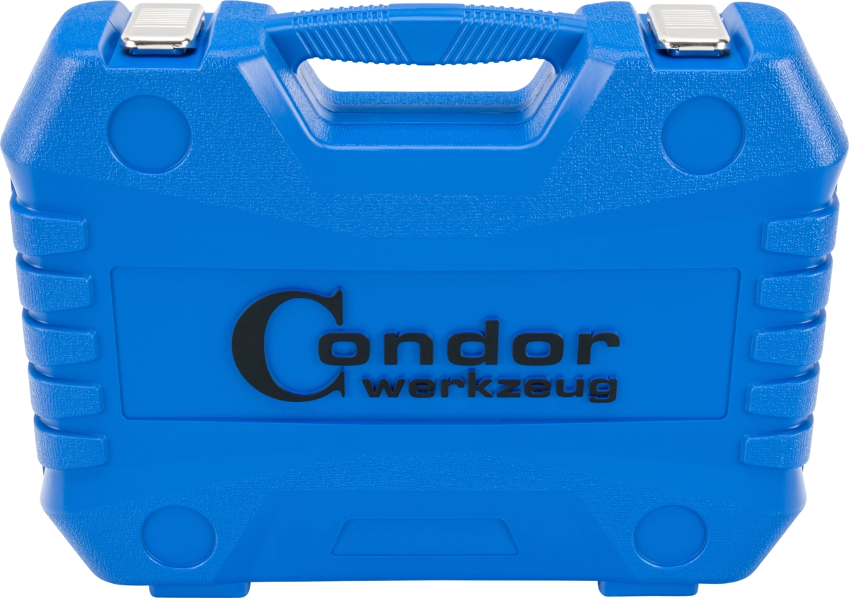 Kraftsteckschlüssel-Satz, 40-tlg., 1/2", CrMo, 6-kant 8-32 mm