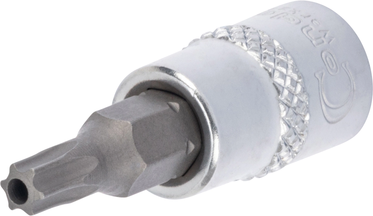Bussola con inserto Torx c/foro 1/4" T25x37 mm