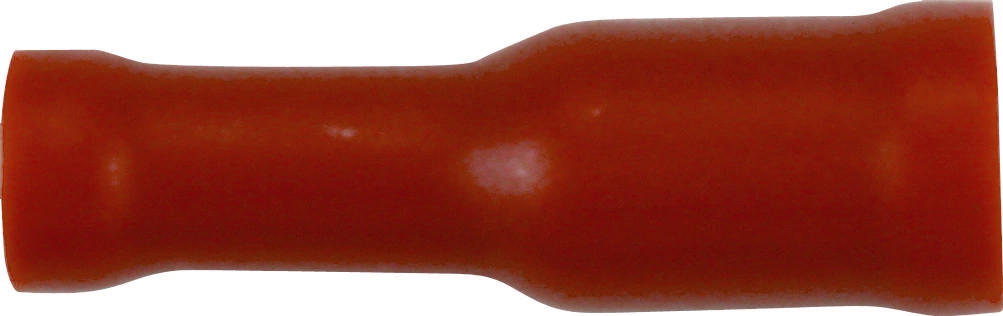 Terminali tubolari, 100 pezzi, rosso 0,5-1,5 mm², Ø 4