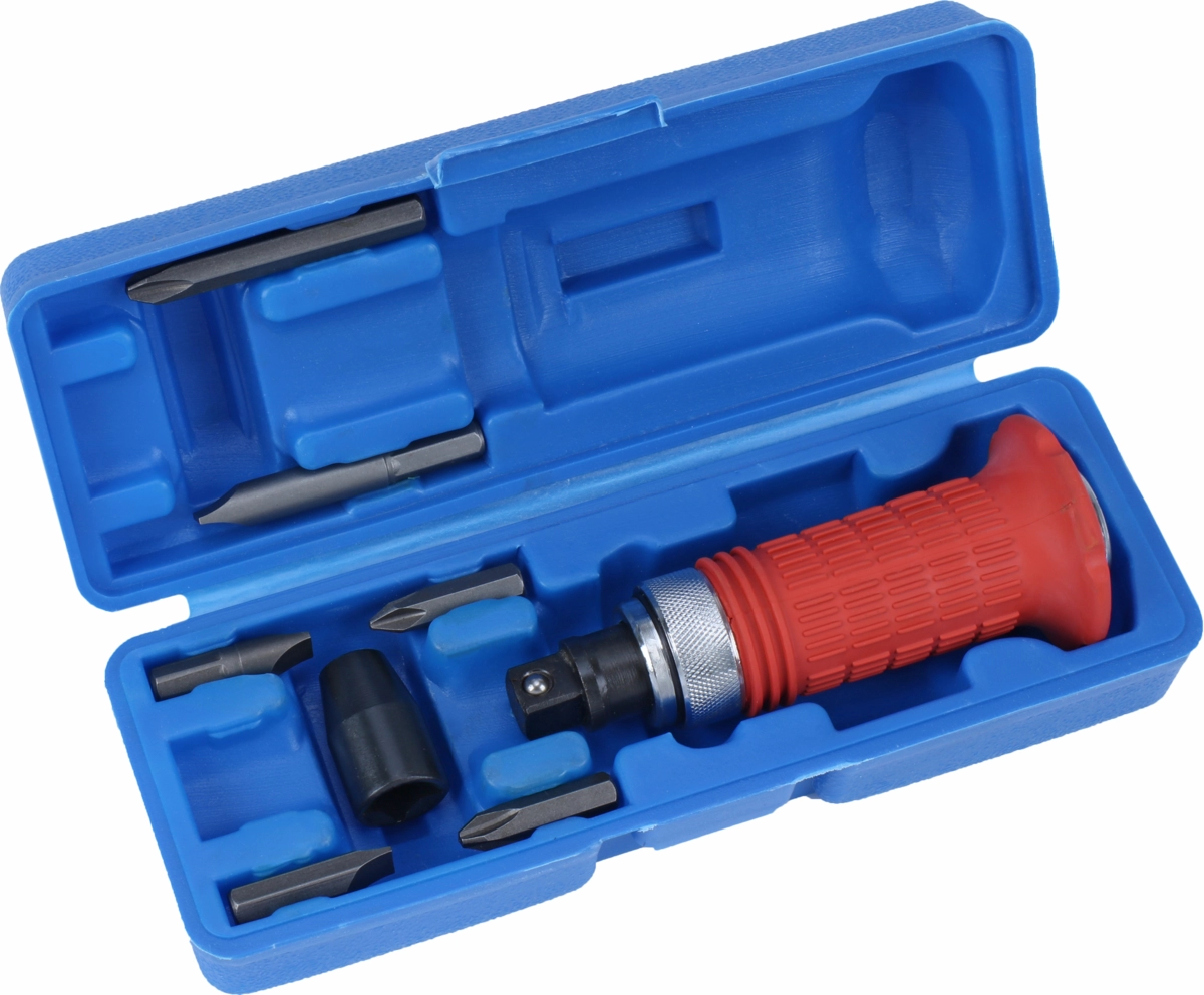 Impact Driver, reversible left / right, 1/2", incl. 6 bits