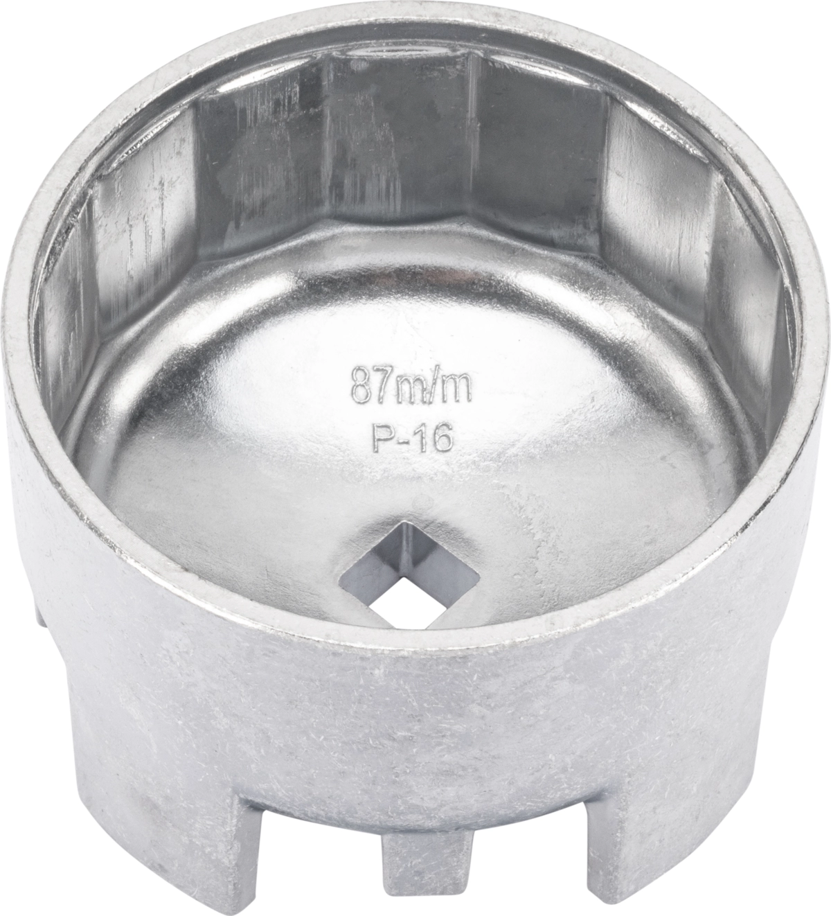 Ölfilterkappe, Aluminium-Druckguss, 1/2"/27 mm, 87 mm x 16 Kanten