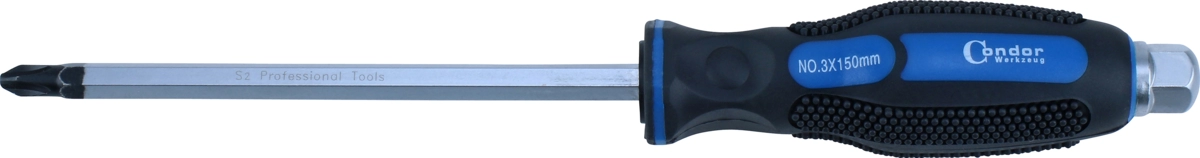 Screwdriver, cross slot PH3x150 mm