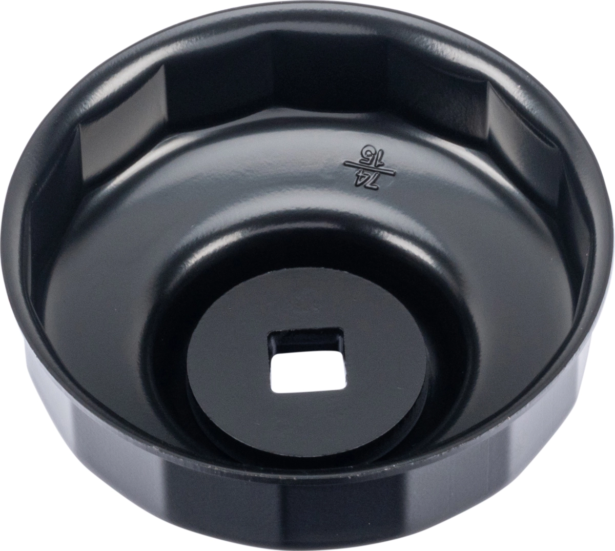 Ölfilterkappe, 3/8", 74 mm x 15 Kanten