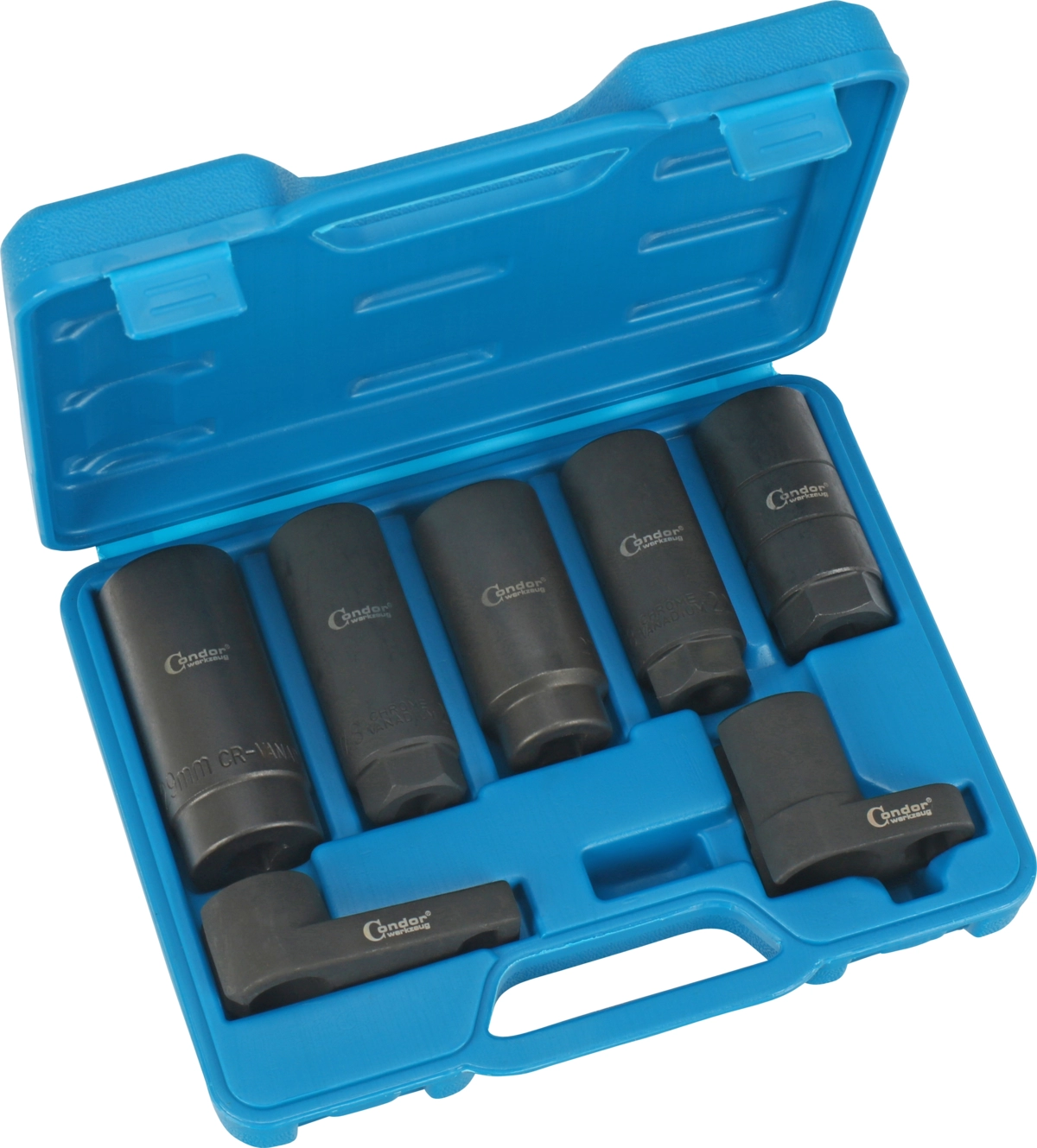 Inserts spéciaux, 7 pièces, 3/8 + 1/2 ", pour sondes lambda etc.