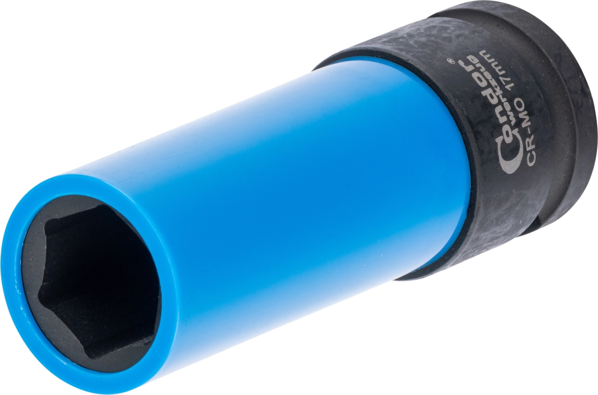 Hjulmutter Hylsa, 1/2", 85 mm, CrMo, 6-kant 17 mm